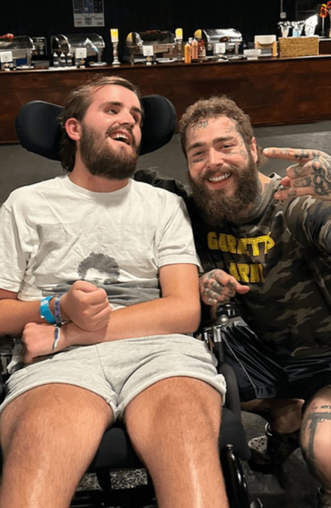 Post Malone se reunió con un fan que sufrió un derrame cerebral