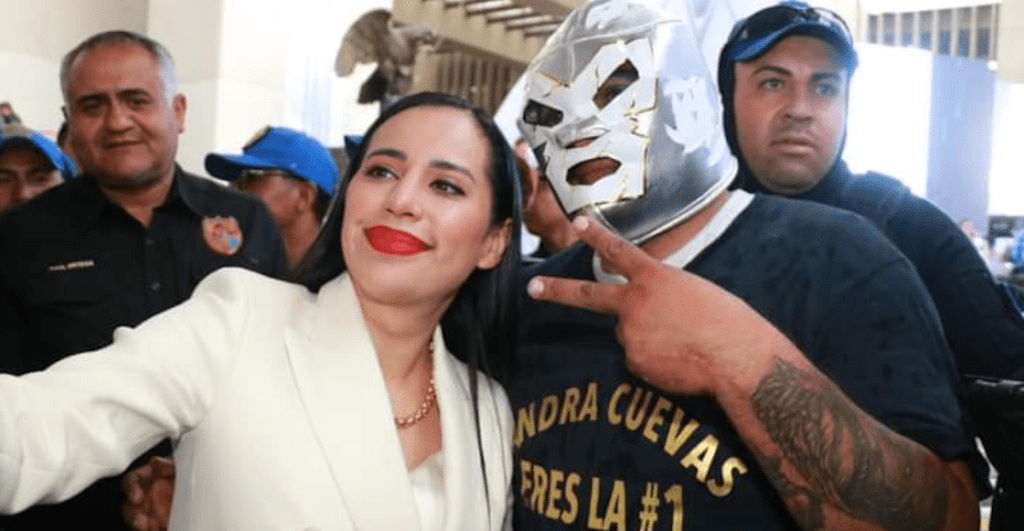 sandra cuevas y presunto agresor