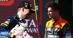 Lando Norris rompió el trofeo de Max Verstappen en Hungría