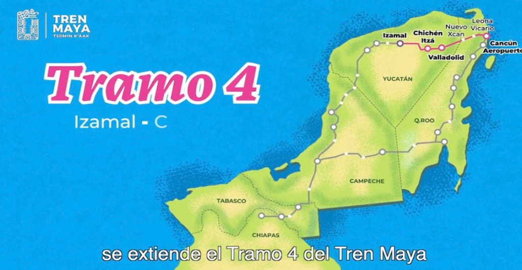 Estas serán las estaciones y ruta completa del Tren Maya