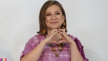 La senadora Xóchitl Gálvez acudió al registro a la candidatura a la presidencia por el Frente Amplio por México, realizado en las inmediaciones del PAN