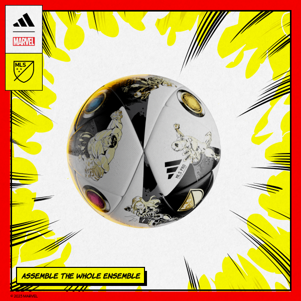 Balón de Marvel por Adidas y MLS