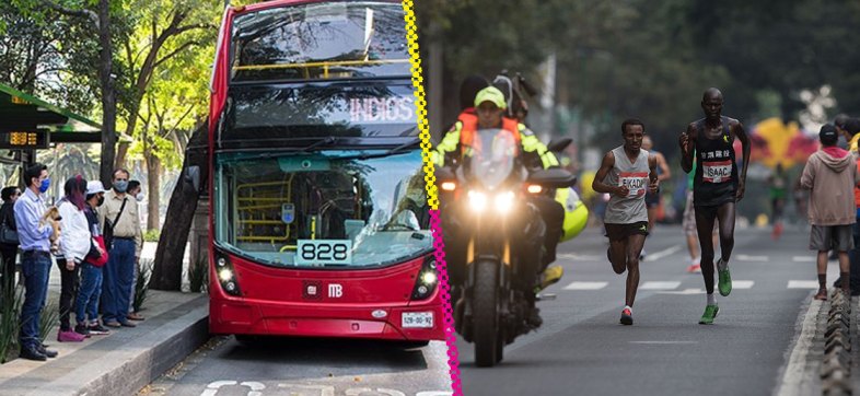 Maratón de CDMX: Calles cerradas, rutas y cambios en el Metro y Metrobús