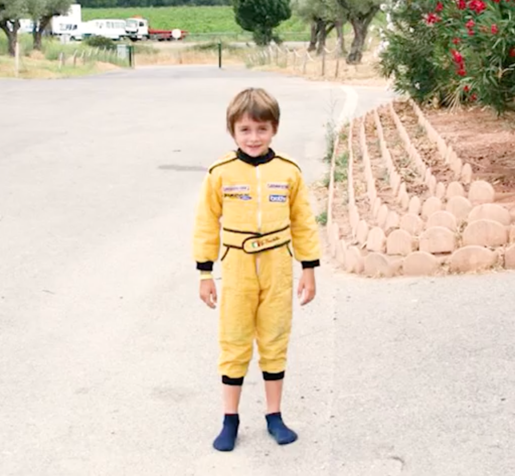 Charles Leclerc de niño