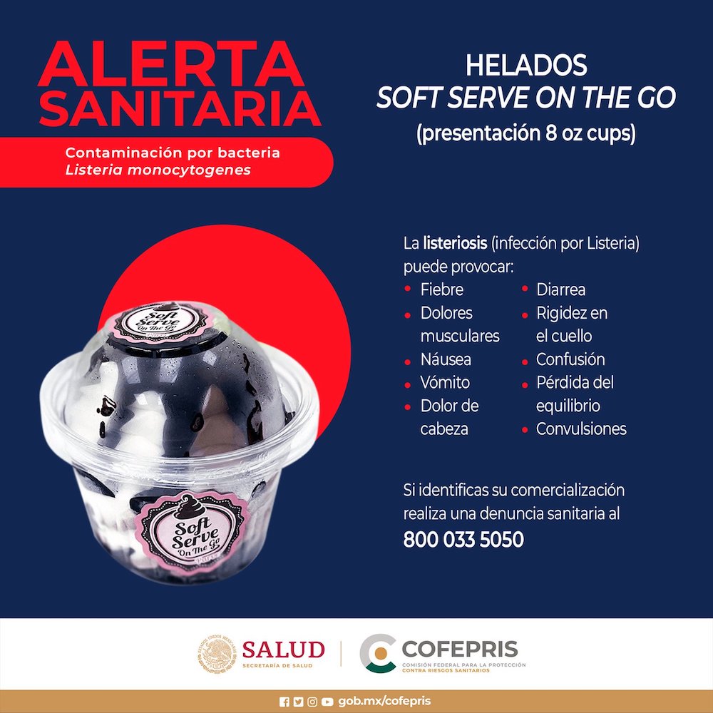 ¡Oh, no! Cofepris alerta por helados contaminados por bacteria, así los puedes reconocer