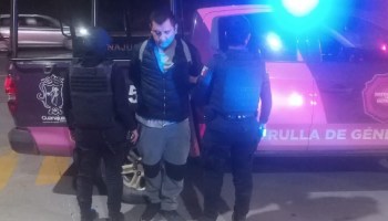 Así fue la detención de Miguel "N", sujeto que apuñaló a mujer en Guanajuato