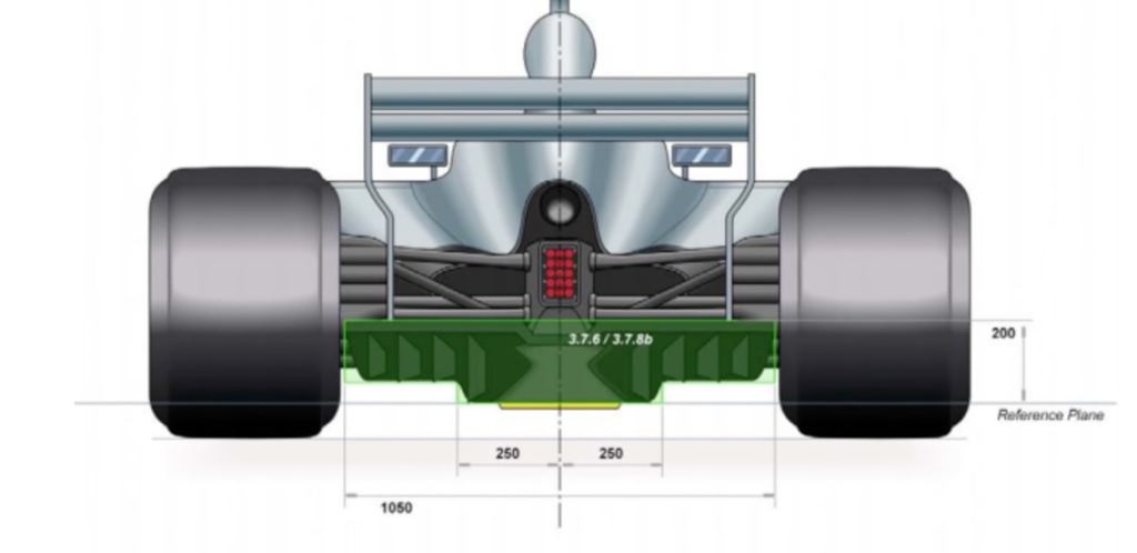 F1 tiene regulaciones estrictas para los difusores