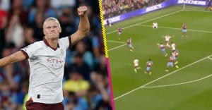 El doblete de Erling Haaland en el regreso de la Premier League