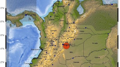 Se sintió un fuerte sismo en Bogotá.