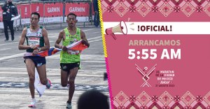 Maratón de la Ciudad de México iniciará a las 5:55