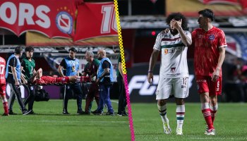 La grave lesión que provocó Marcelo en el Argentinos Jrs vs Fluminense en la Copa Libertadores