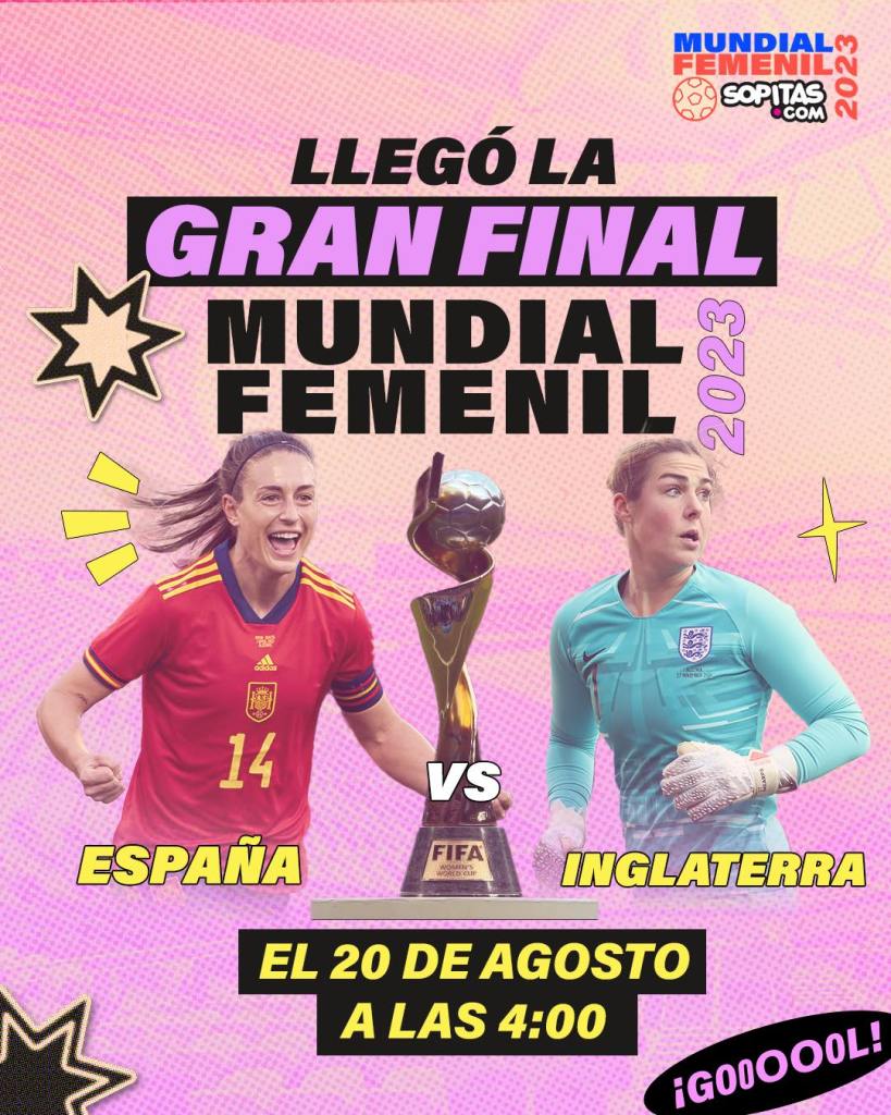 ¿A qué hora es la Final del Mundial Femenil? 