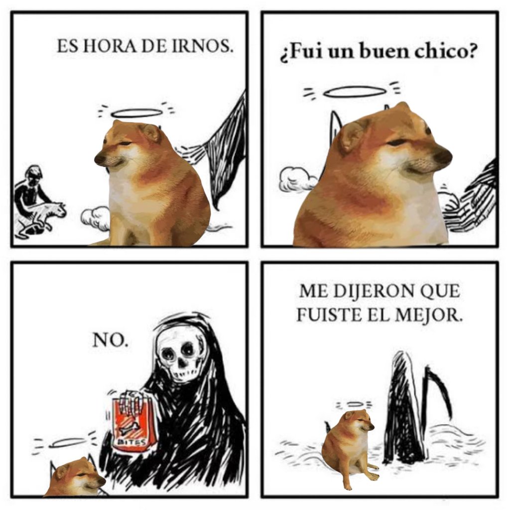 Murió Cheems y lo despiden con emotivos memes