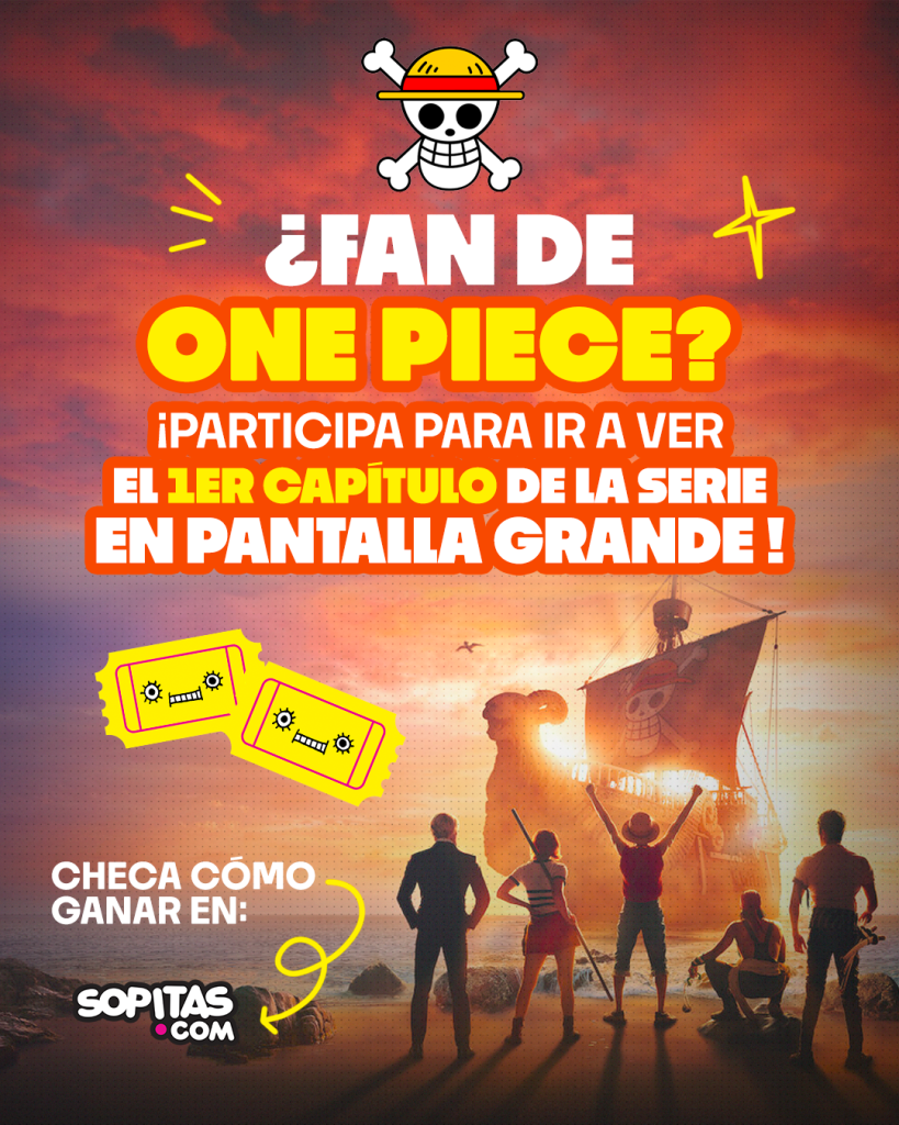 ¡Te llevamos a una proyección especial del live action de 'One Piece' y al fan fest en CDMX!