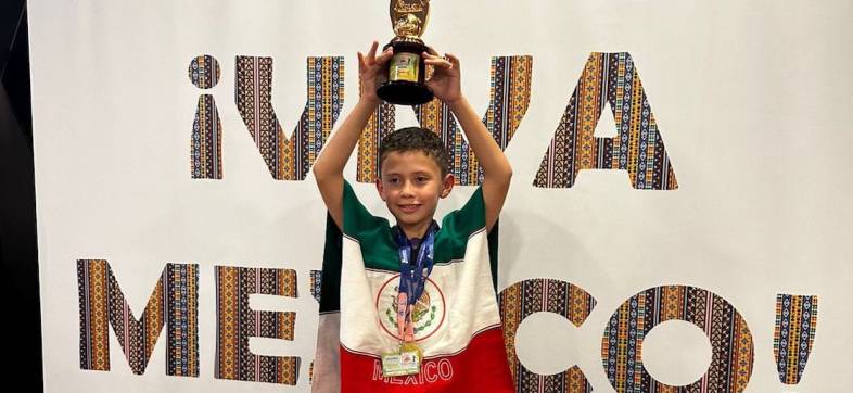 La victoria de Roi Fernando Monroy, niño de 9 años que ganó Campeonato de Aritmética en Malasia