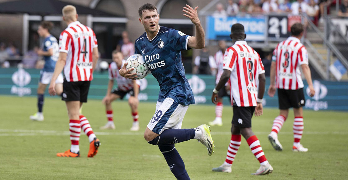 Revive el gol de Santi Giménez con el Feyenoord en el derbi de Rotterdam