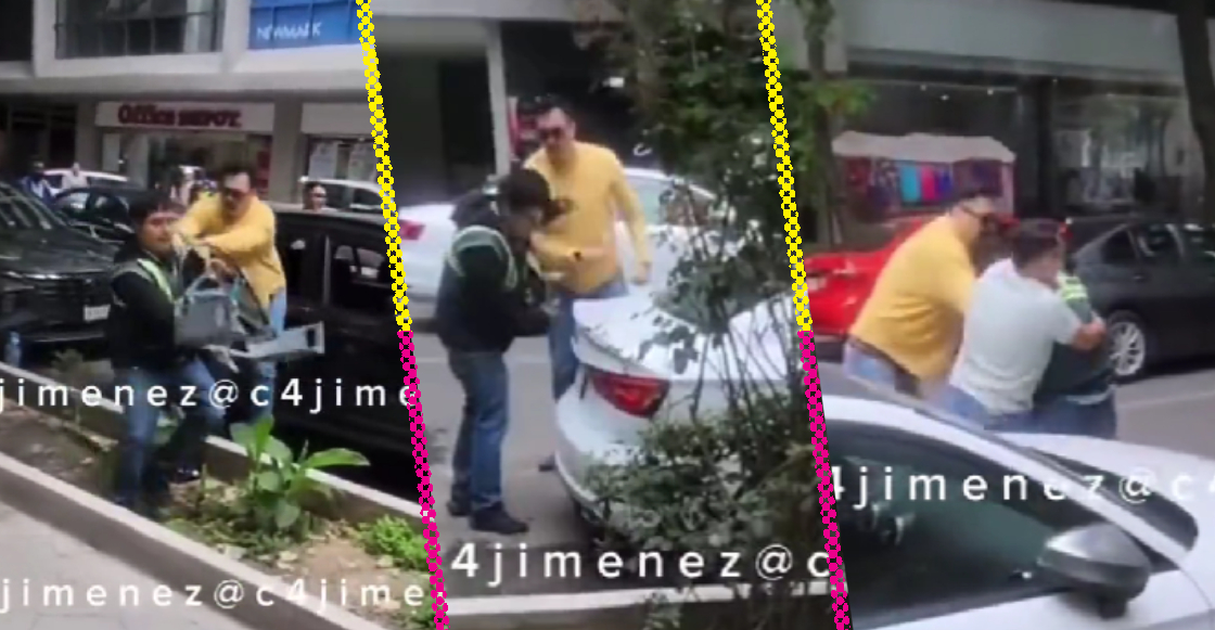 Sujeto golpeó a empleado de parquímetros de CDMX para evitar inmovilizador en su auto