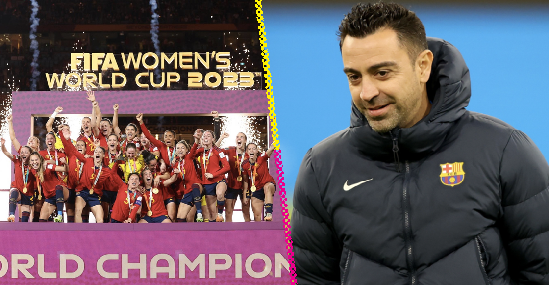 Xavi Hernández felicitó a la Selección Femenil de España