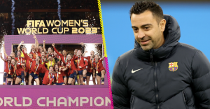 Xavi Hernández felicitó a la Selección Femenil de España