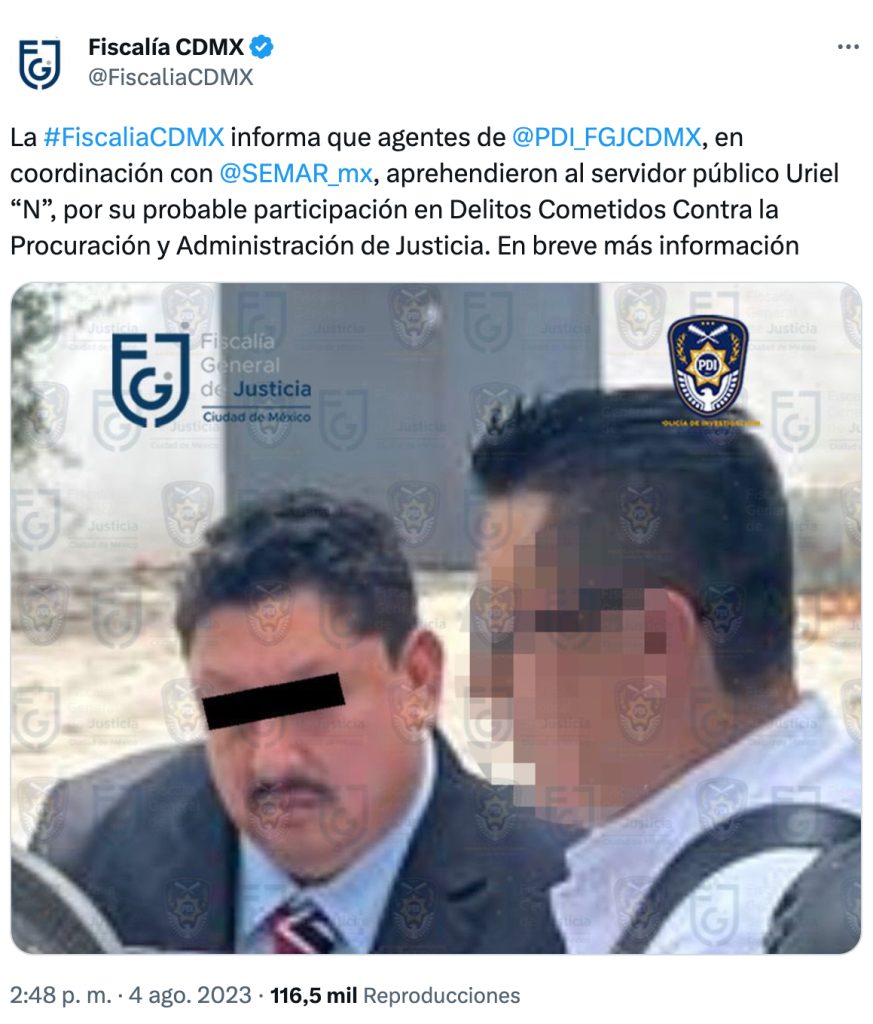 Resumen del caso de Uriel Carmona, el exfiscal de Morelos involucrado en el feminicidio de Ariadna Fernanda