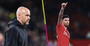 El drama entre Erik ten Hag y Jadon Sancho