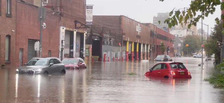 Inundaciones en Nueva York.