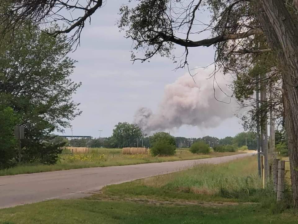 Explota un tren que llevaba ácido perclórico explotó en Nebraska