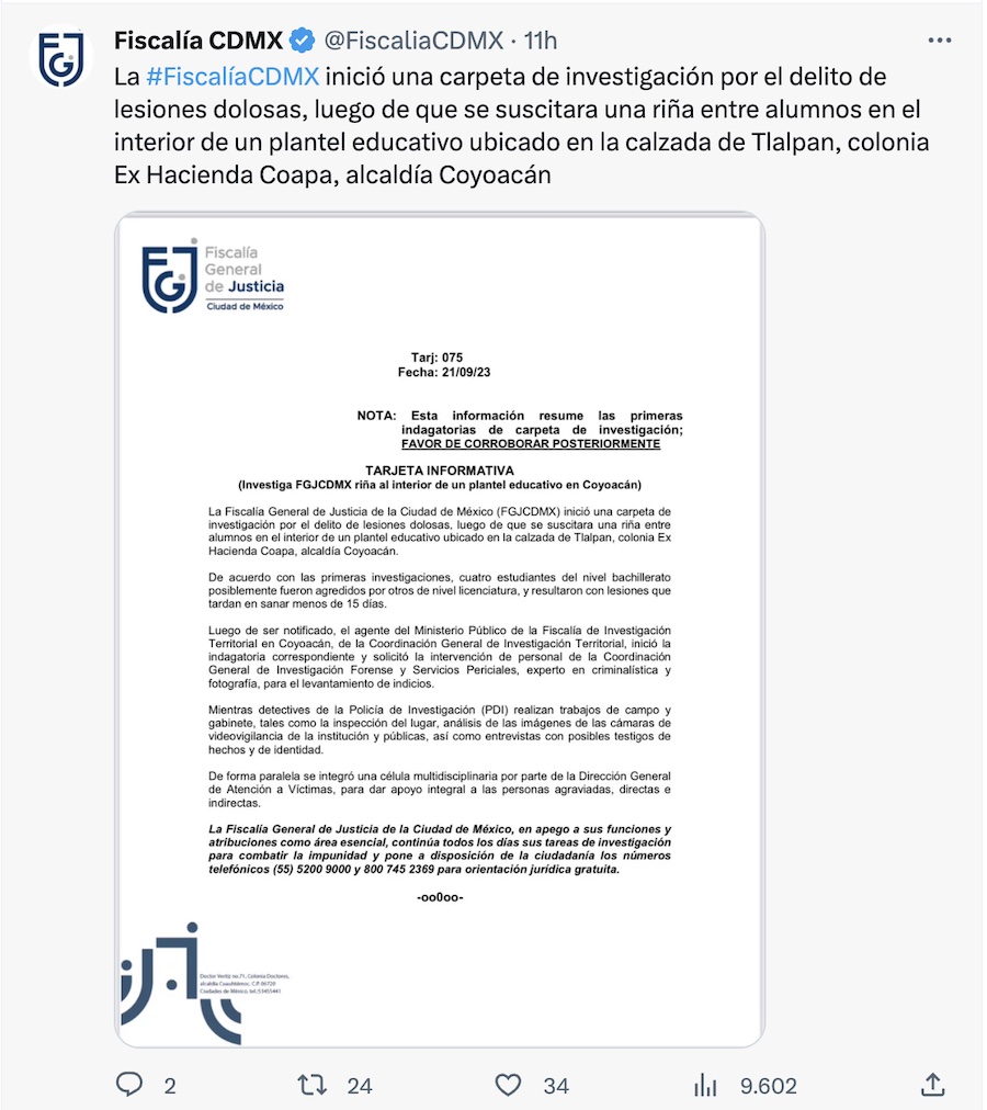 Riñas, armas y testimonios: ¿Qué pasó en la UVM de Coyoacán?