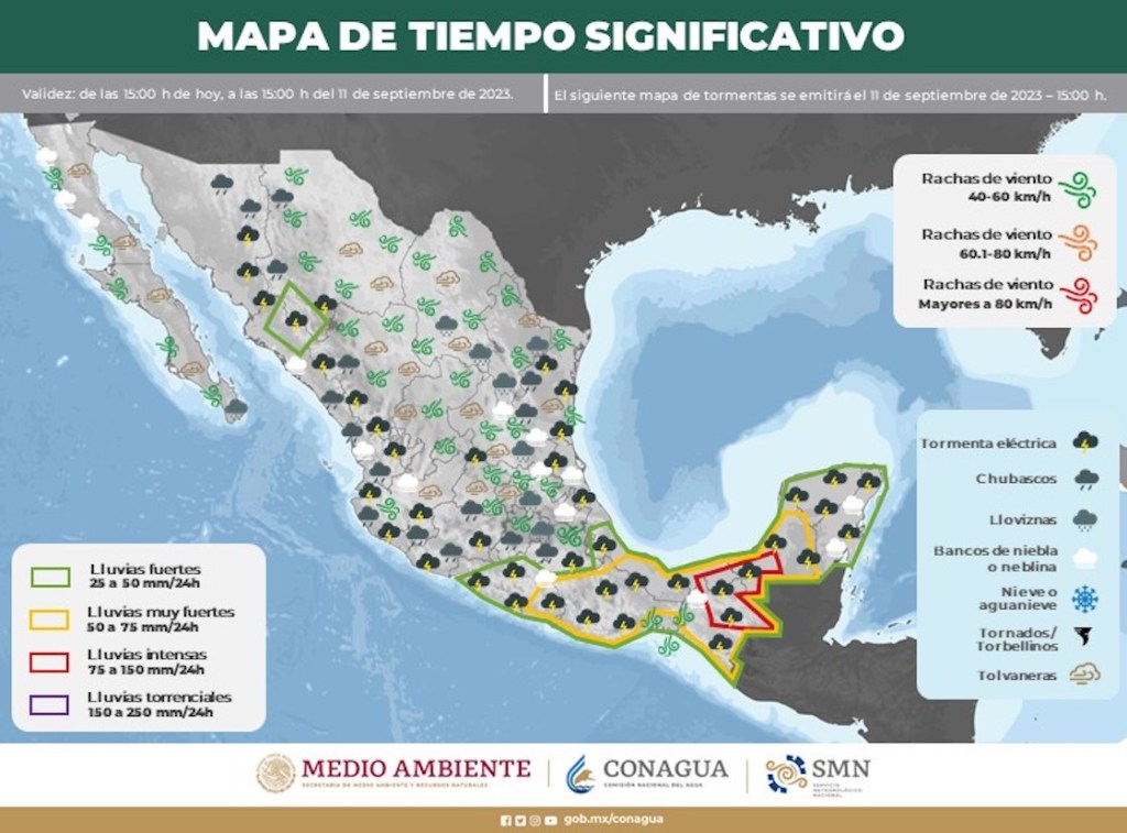 Viene otro Frente Frío en el Norte de México… y, ¿en CDMX