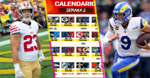 Muchos partidos divisionales: La guía para ver en vivo la semana 2 de la NFL