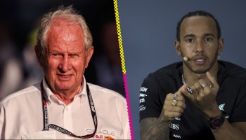 Hamilton defiende a Checo Pérez y critica a Red Bull por no correr a Helmut Marko