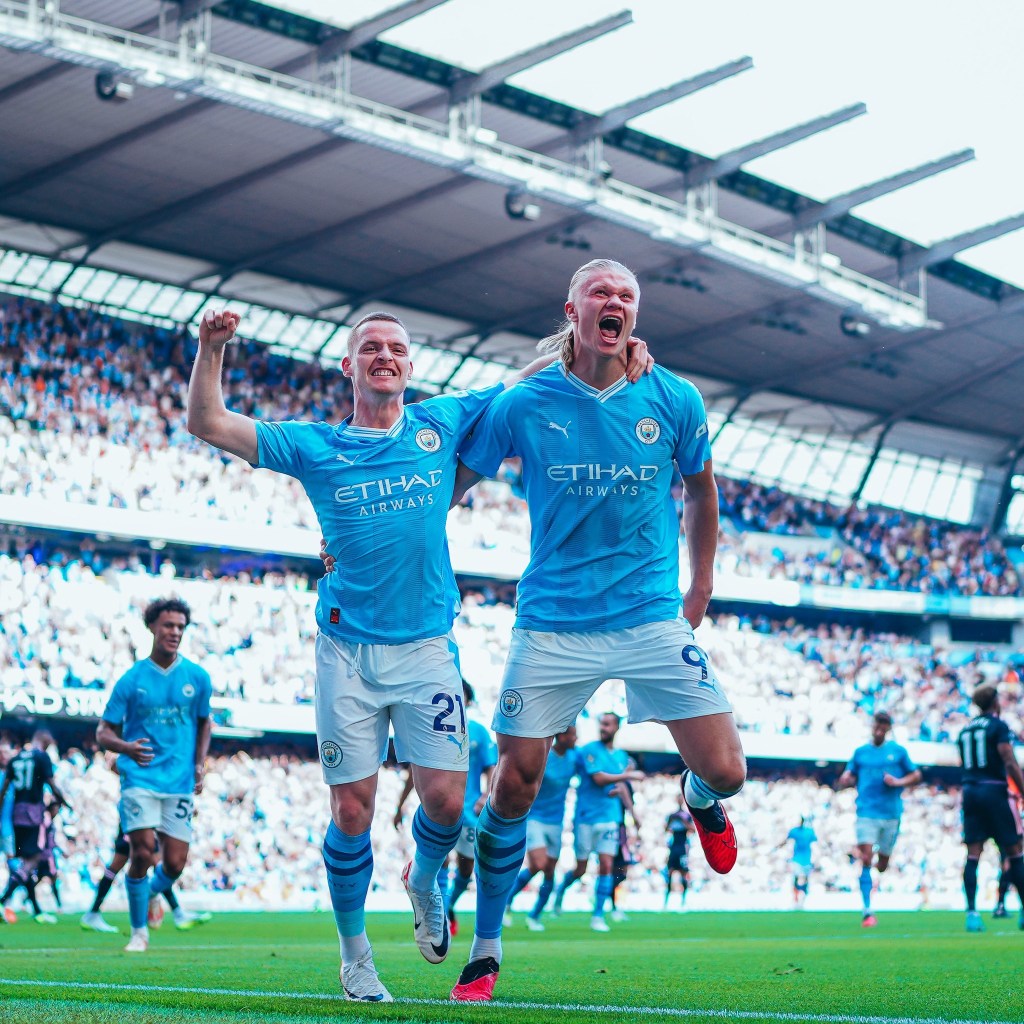 Manchester City goleó al Fulham de Raúl Jiménez