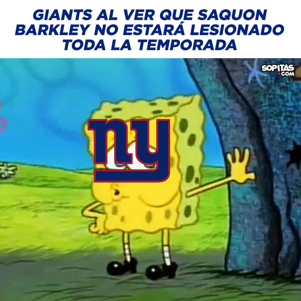 Meme de los Giants en la semana 3 de NFL