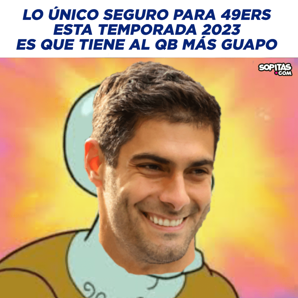 Jimmy G, posiblemente el jugador más rostro de la NFL