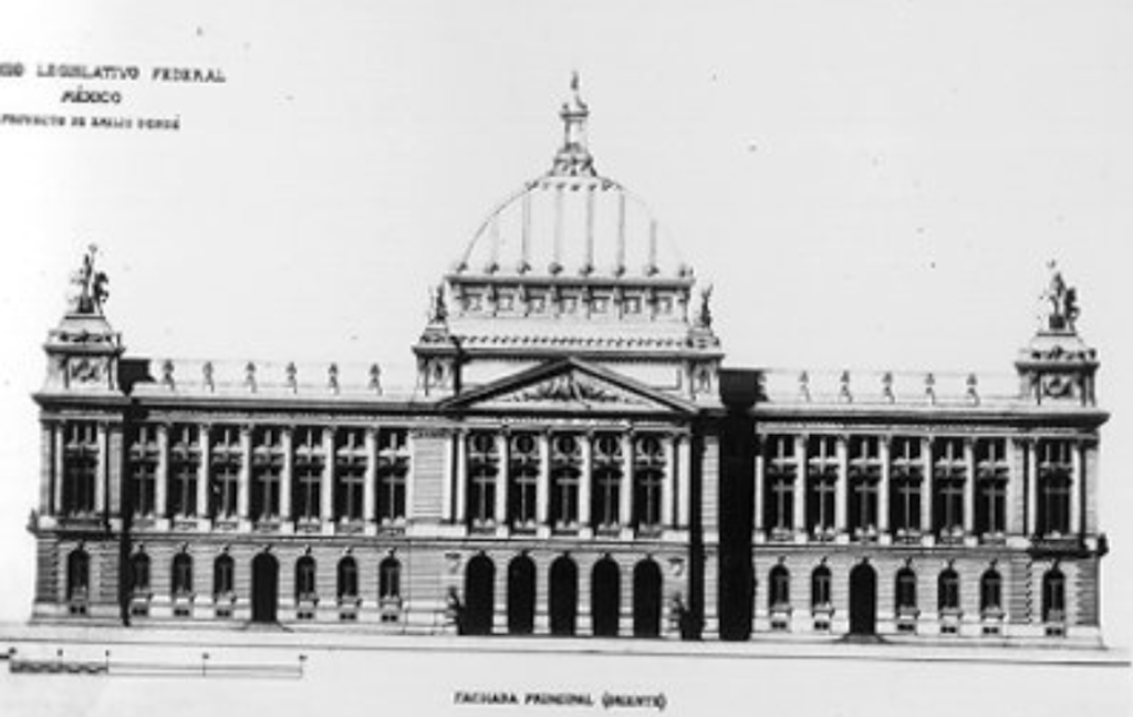 Diseño del Palacio Legislativo.