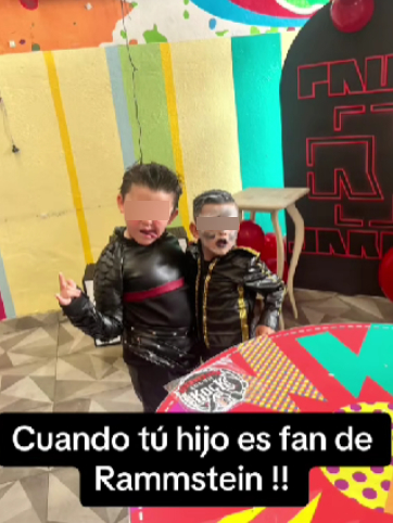 Niño pide fiesta de Rammstein y la mamá es criticada en redes