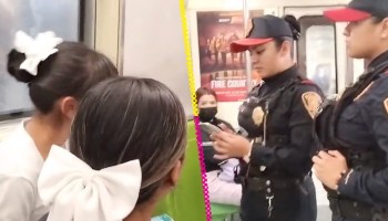 Policías esposan a chavas en la Línea 3 del Metro… ¿por quedarse dormidas?