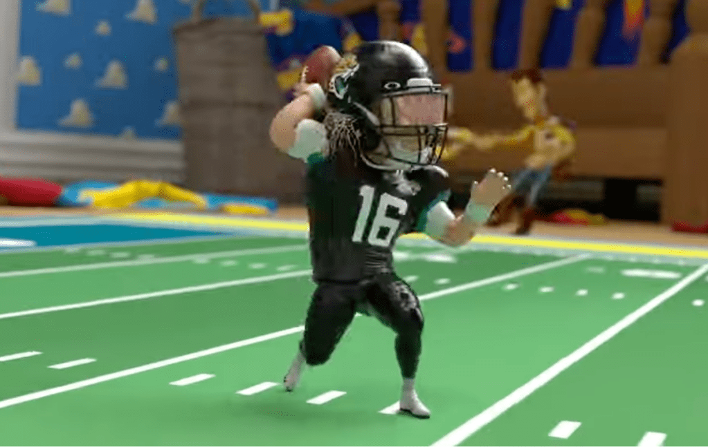 Así se ve la animación de Trevor Lawrence