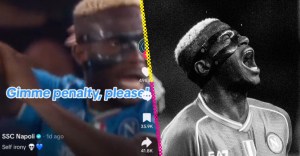 Victor Osimhen podría demandar al Napoli por burlarse de él en TikTok