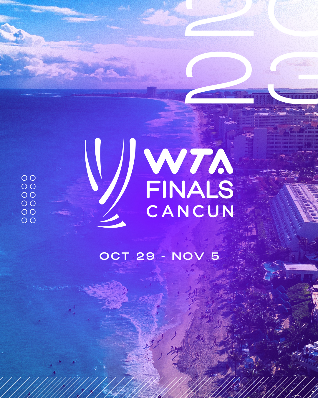 WTA Finals 2023 en Cancún Calendario, jugadoras, boletos y formato