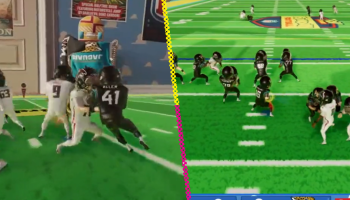 Así funciona la tecnología que logró la animación del Falcons vs Jaguars a lo Toy Story