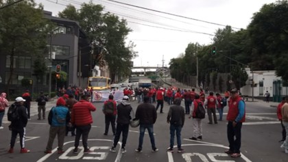 El bloqueo en Constituyentes y Parque Lira que puso a chilangos de cabeza