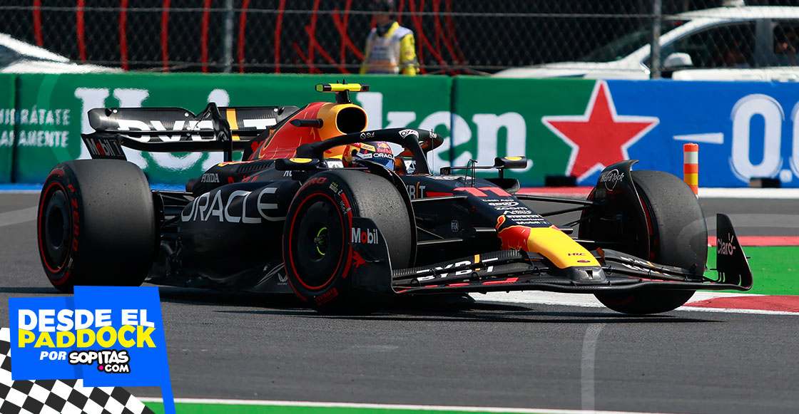 Checo Pérez en el Gran Premio de México