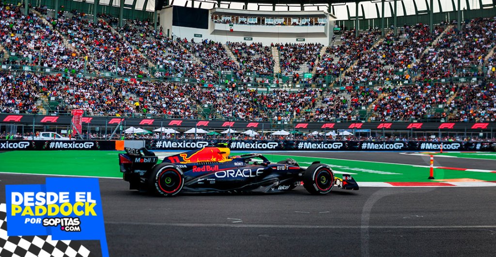 Checo Pérez en el GP de México