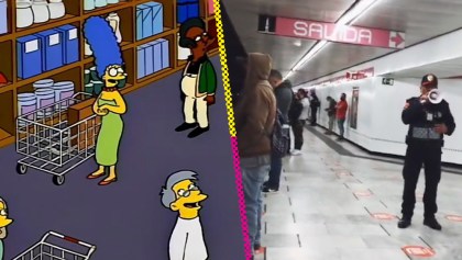 Policía anima a usuarios del Metro CDMX.