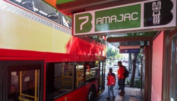 Estación Amajac del Metrobús CDMX.