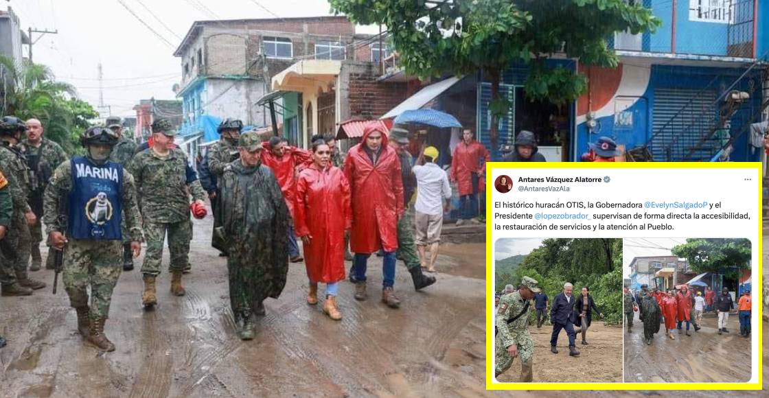 ¡Plop! Senadora publica foto antigua de Evelyn Salgado y dice que pasó tras el huracán Otis