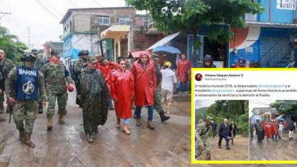 ¡Plop! Senadora publica foto antigua de Evelyn Salgado y dice que pasó tras el huracán Otis