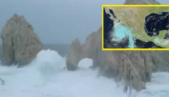 Bandera negra en playas de Los Cabos ante la llegada del huracán Norma