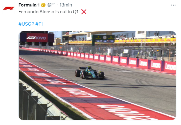 Así quedó la parrilla de salida del GP de Estados Unidos